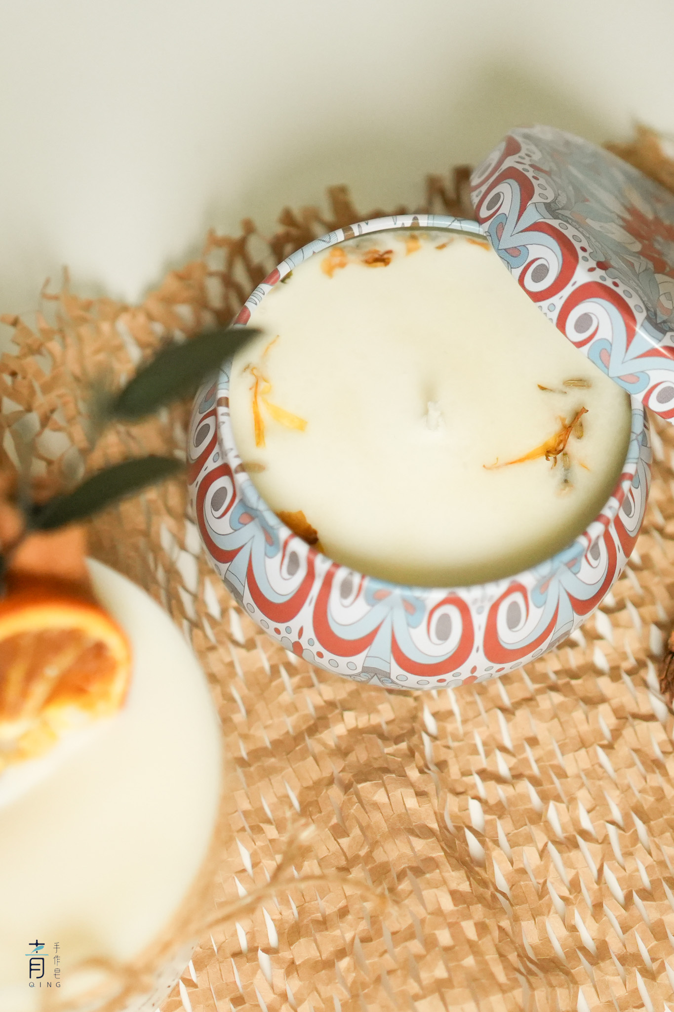 【青手作】聖誕蠟燭|柱狀蠟燭|手作課程|聖誕節