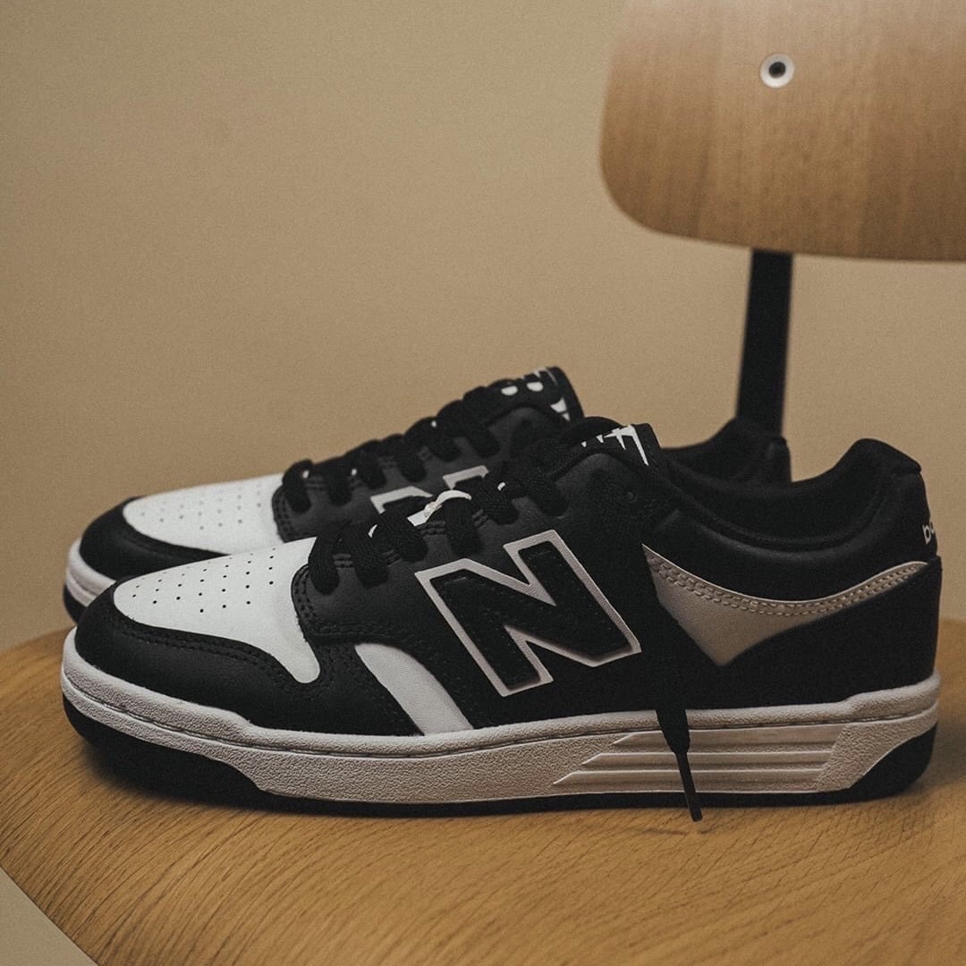 New Balance 480 黑色／奶茶色 板鞋 休閒鞋