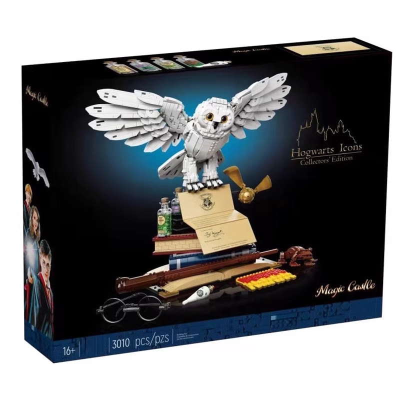 MOC Harry Potter Hogwarts Icons Collection Buildings Set Fit Lego NO BOX NA99066