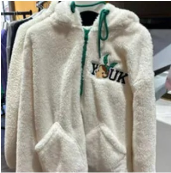 [S] YSW RIA COSTUME HOODED FUR JUMPER,CREAM, H4WJP04IVRAF (SYW215)