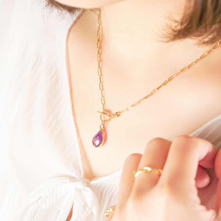 午後邂逅 – 紫水晶 – 項鍊