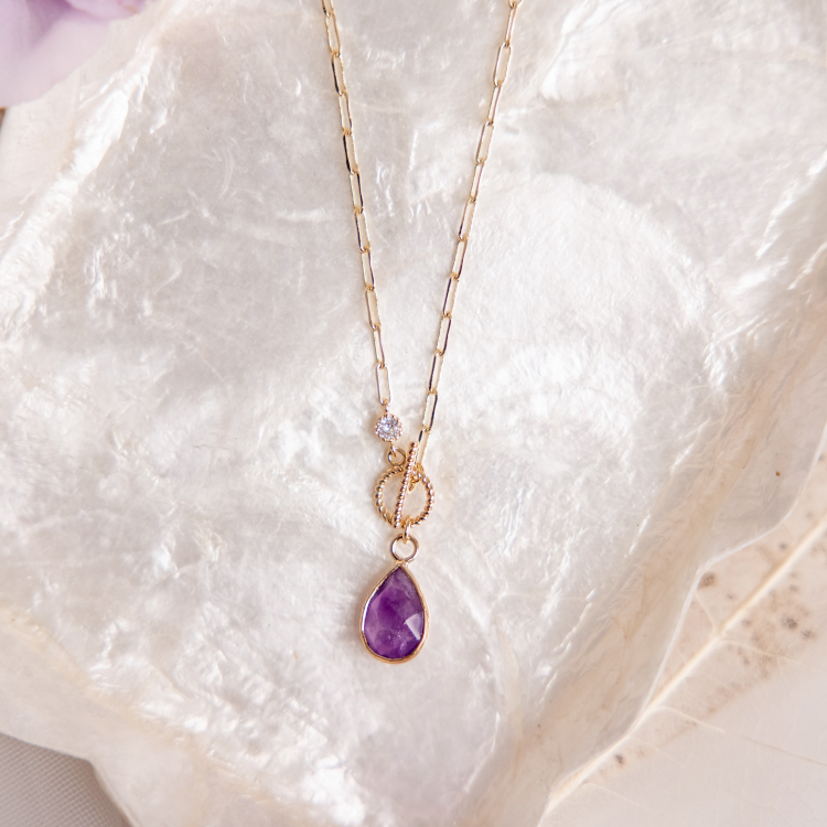 午後邂逅 – 紫水晶 – 項鍊