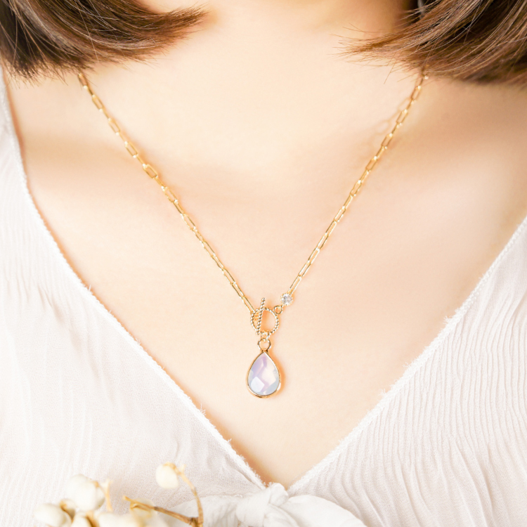 午後邂逅 – 蛋白石 – 項鍊