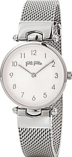 萬年鐘錶 - FOLLI FOLLIE   米蘭帶數字簡約氣質女錶  WF17T014BSS  錶徑27MM