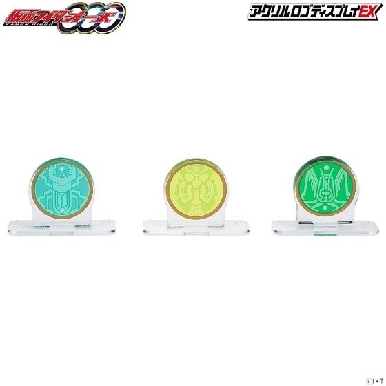 Pbandai 預訂2024/1月 アクリルロゴディスプレイEX 仮面ライダーオーズ ガタキリバコンボ コアメダル