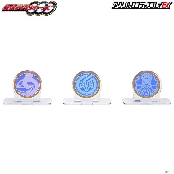 Pbandai 預訂2024/1月 アクリルロゴディスプレイEX 仮面ライダーオーズ シャウタコンボ コアメダル