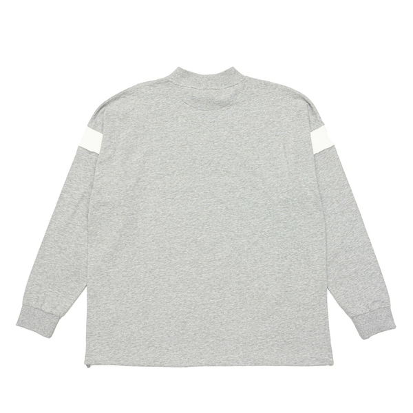 KANGOL 長袖 灰 胸前刺繡LOGO 微高領 薄長 中性 6255101610