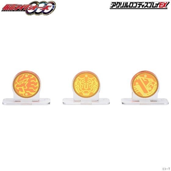 Pbandai 預訂2024/1月 アクリルロゴディスプレイEX 仮面ライダーオーズ ラトラーターコンボ コアメダル