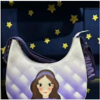 S] YSW I0XBG01PUXLNF BIG HOBO LUNA BAG,PURPLE, 8809190124419