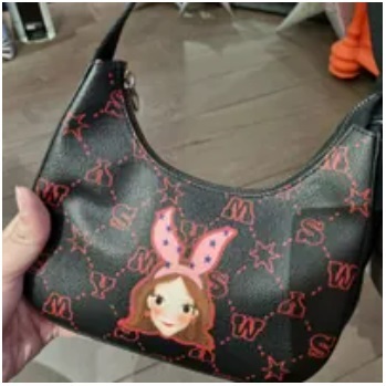 [S] YSW H0XBG08BKXXLNF LUNA RABBIT BELL HOBO BAG,BLACK, 8809190123382 [FINAL SALE] (SYW220)