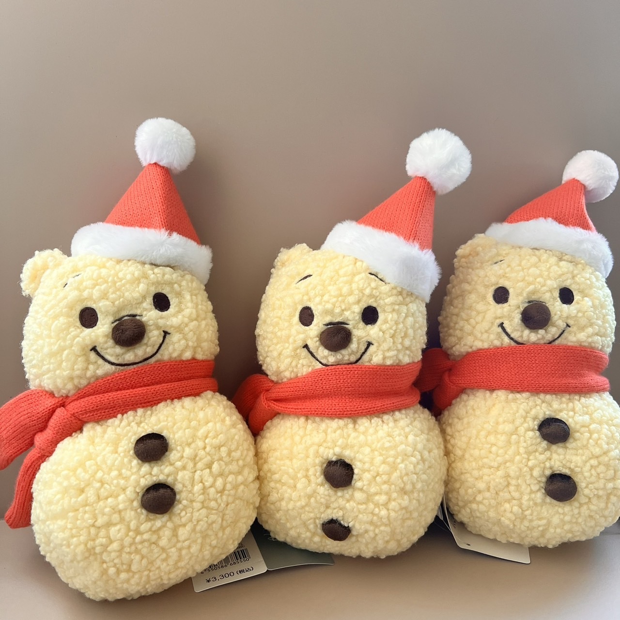 【現貨】日本迪士尼 小熊維尼雪人玩偶