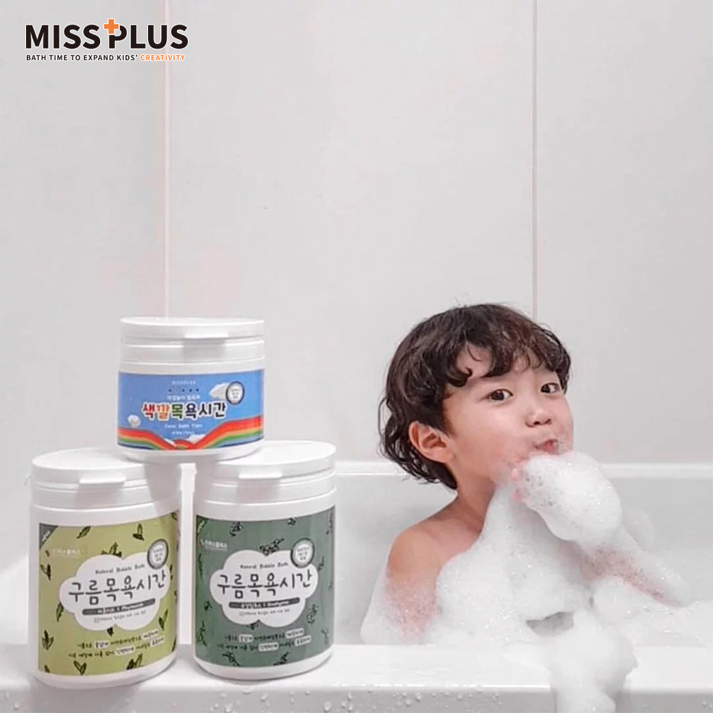 綿綿雲朵泡泡兒童入浴劑 【多款香味】-韓國MISSPLUS植萃系入浴劑