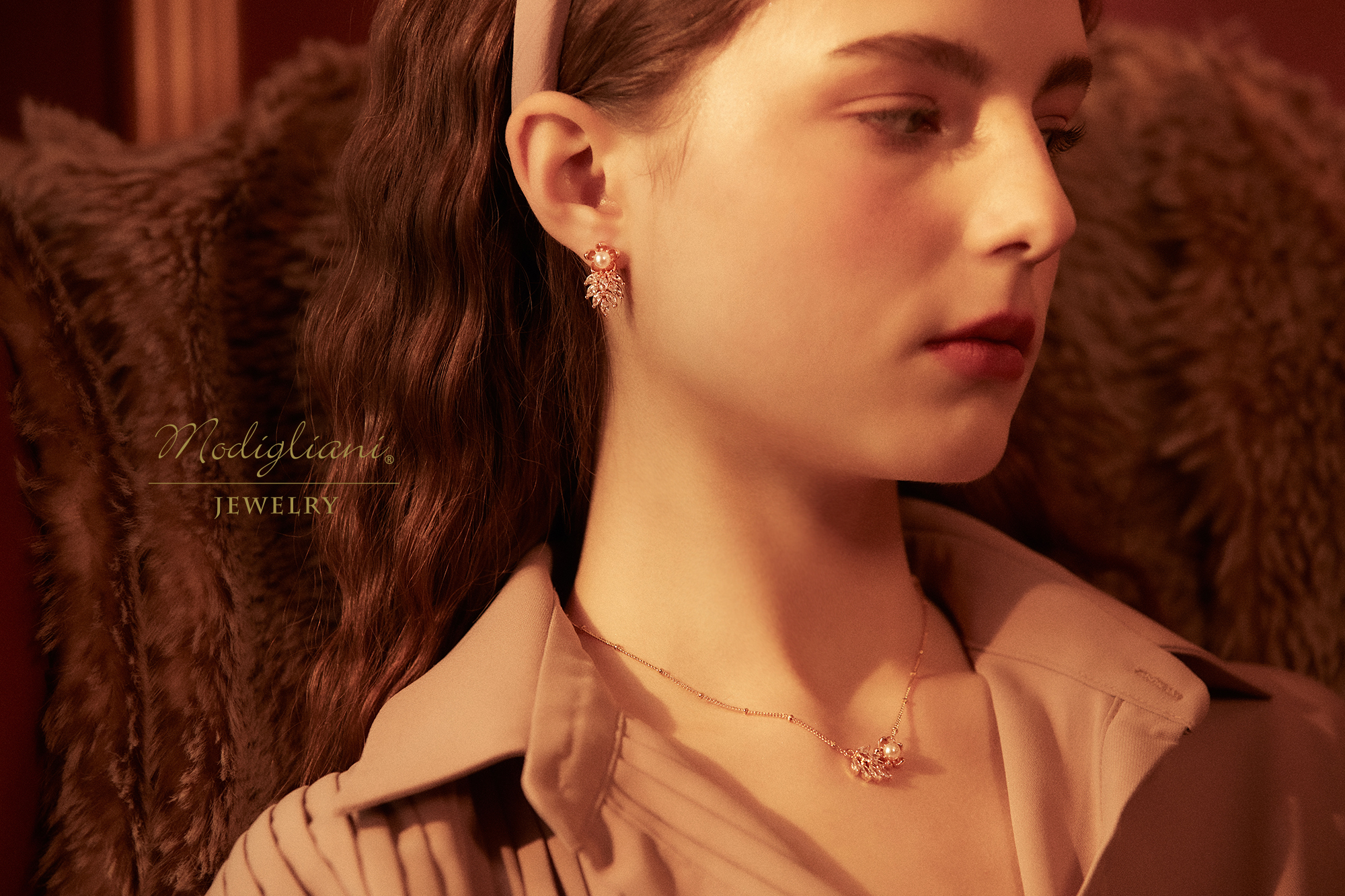 黃銅飾品,黃銅,花草,氣質,,耳環,森林,施華洛世奇水晶珍珠,18k金