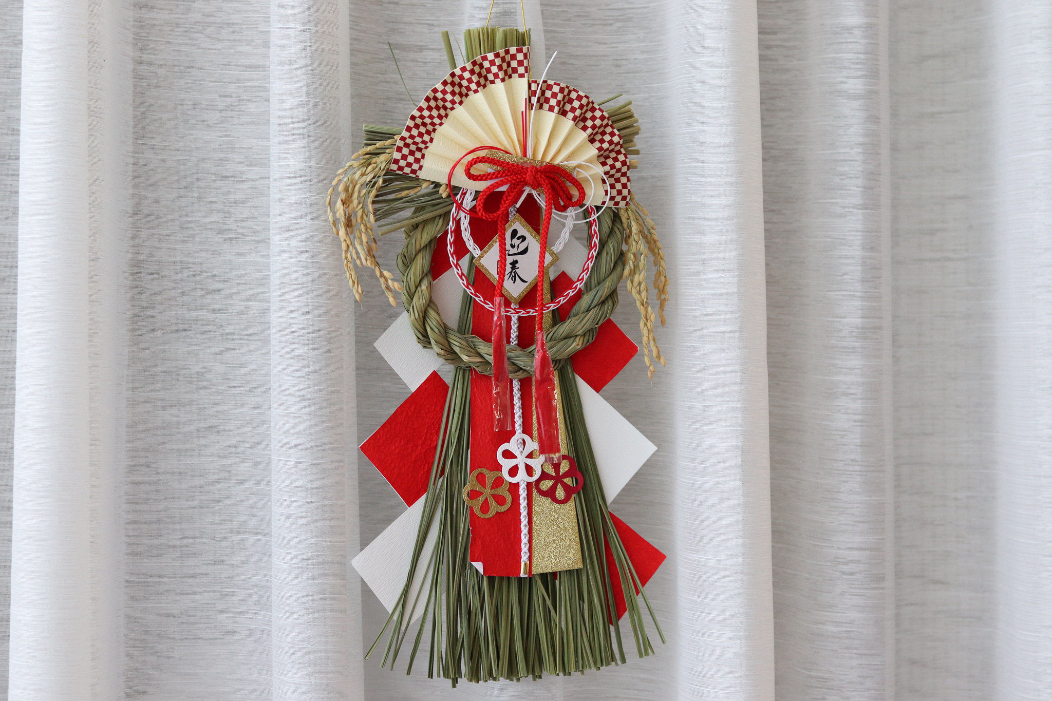 日本 新年注連繩 彩華 越後魚沼飾