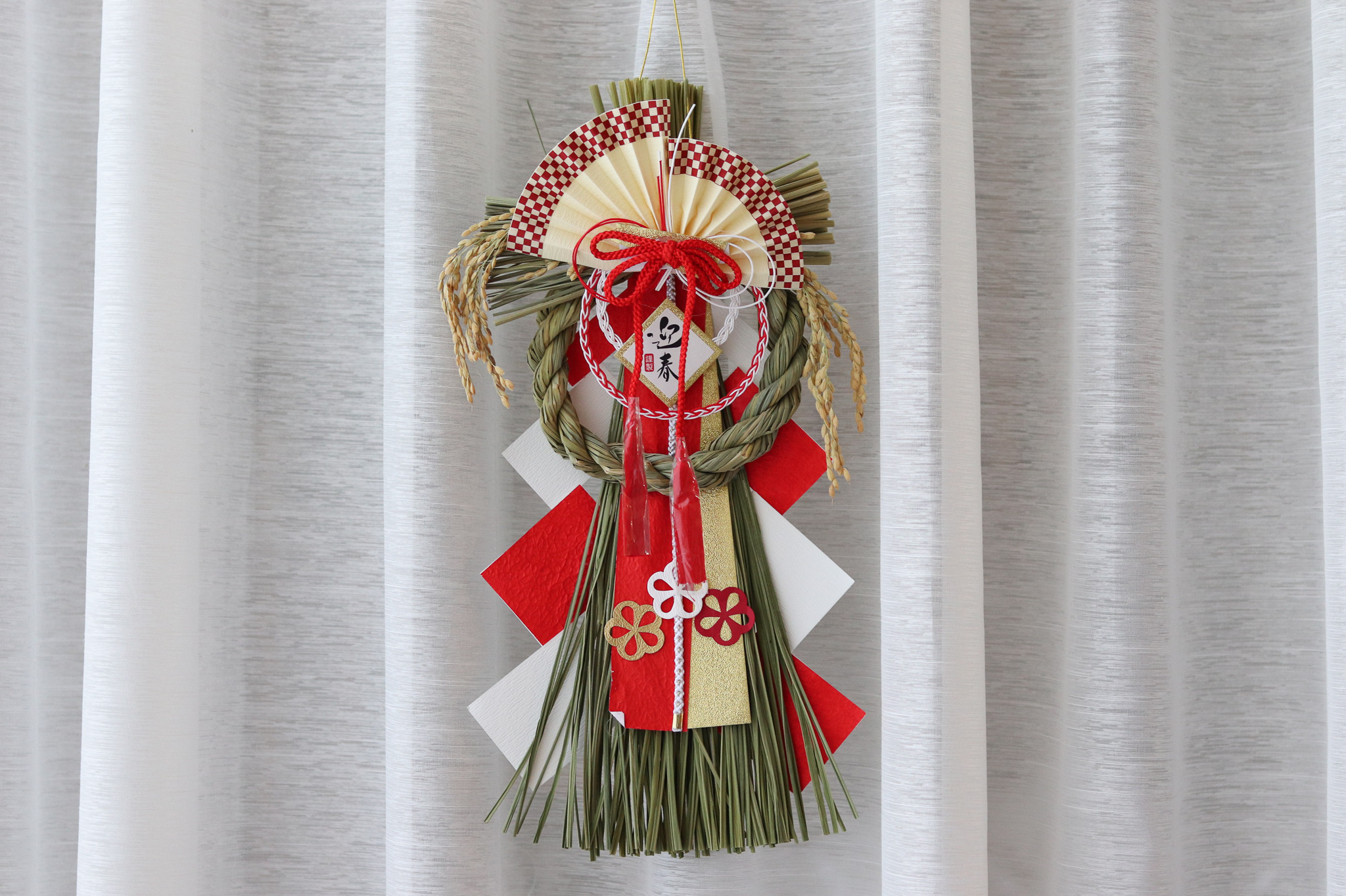 日本 新年注連繩 彩華 越後魚沼飾