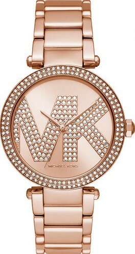 萬年鐘錶 - Michael Kors /  MK女錶   玫瑰金MK晶鑽大LOGO時尚女錶 MK6660  錶徑39MM