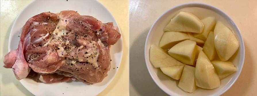 天時莓果-雞腿排溫沙拉-步驟1.2