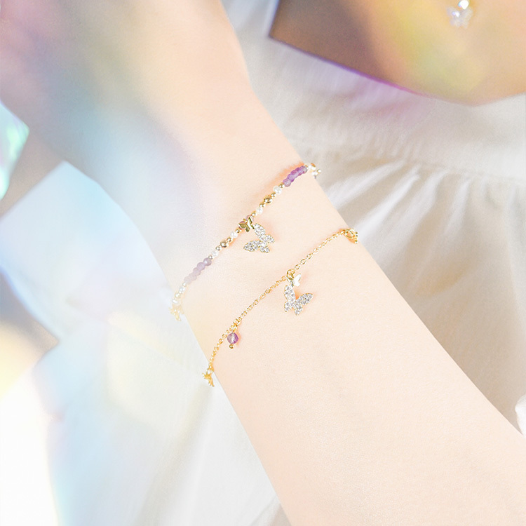 ｜貴人運｜夢海倒影 · 土星 – 紫水晶 – 手鍊