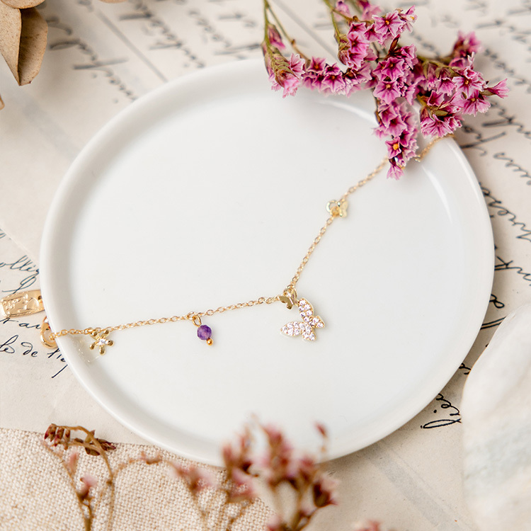 ｜貴人運｜夢海倒影 · 土星 – 紫水晶 – 手鍊