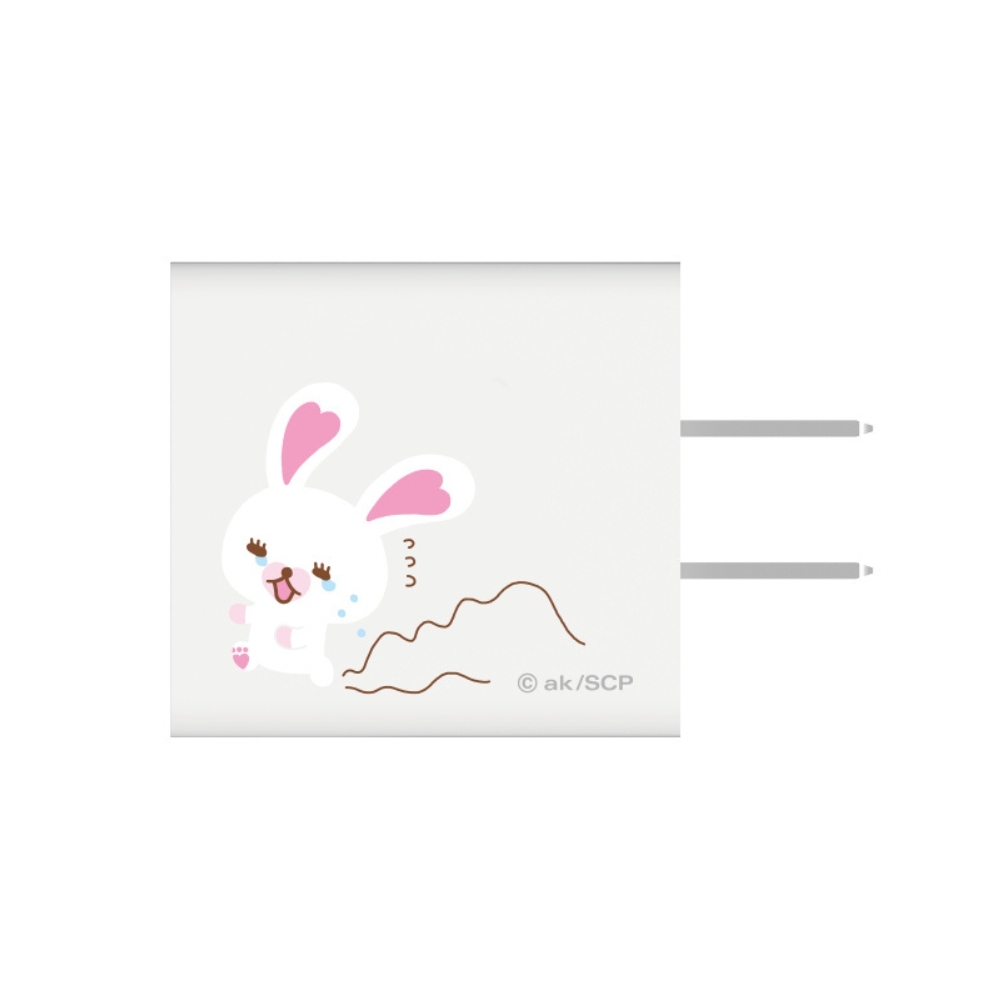 30W 雙孔快速PD電源供應器 / 哭哭了 (MOFY棉花小兔)