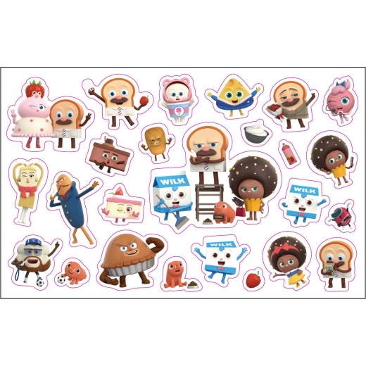 《 天才麵包理髮師 》 天才麵包理髮師 閃亮貼紙包