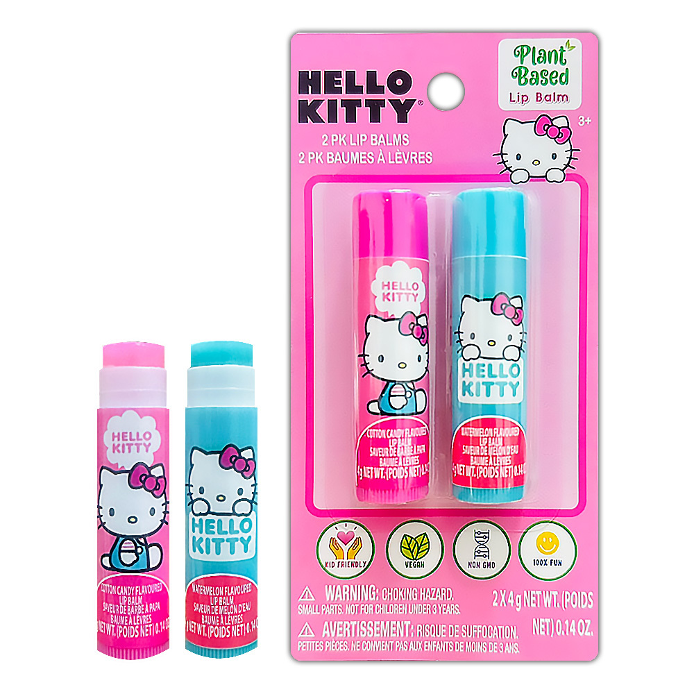 【美國熱銷卡通】Hello Kitty 護唇膏 4gx2入