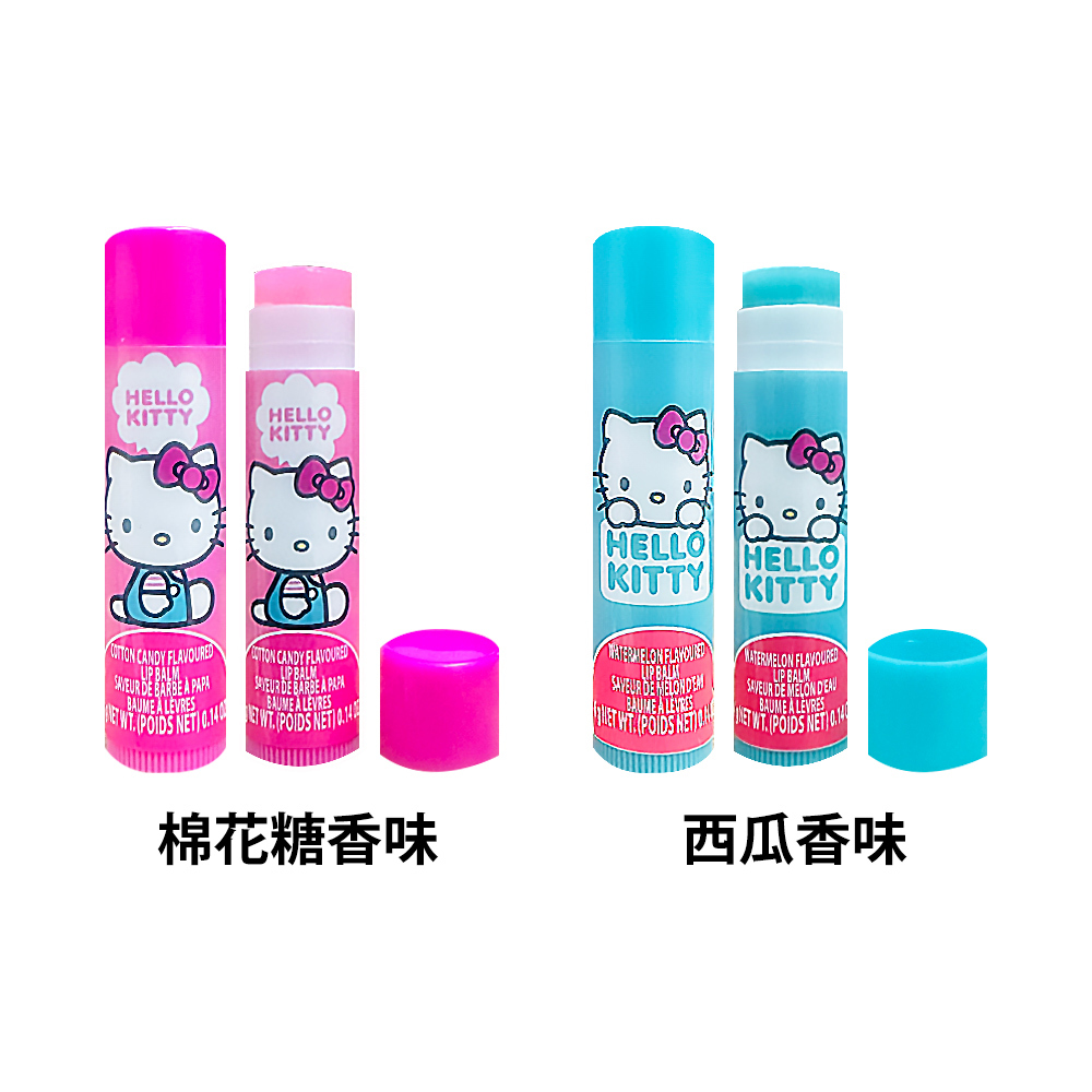 【美國熱銷卡通】Hello Kitty 護唇膏 4gx2入