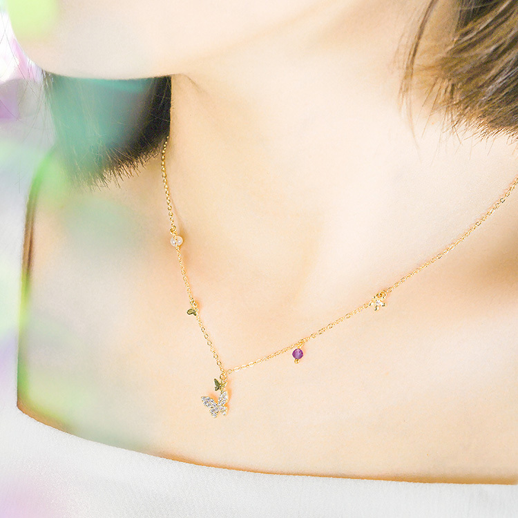 ｜貴人運｜夢海倒影 · 土星 – 紫水晶 – 項鍊