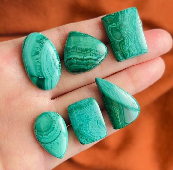 [原石] 孔雀石 水晶墜面