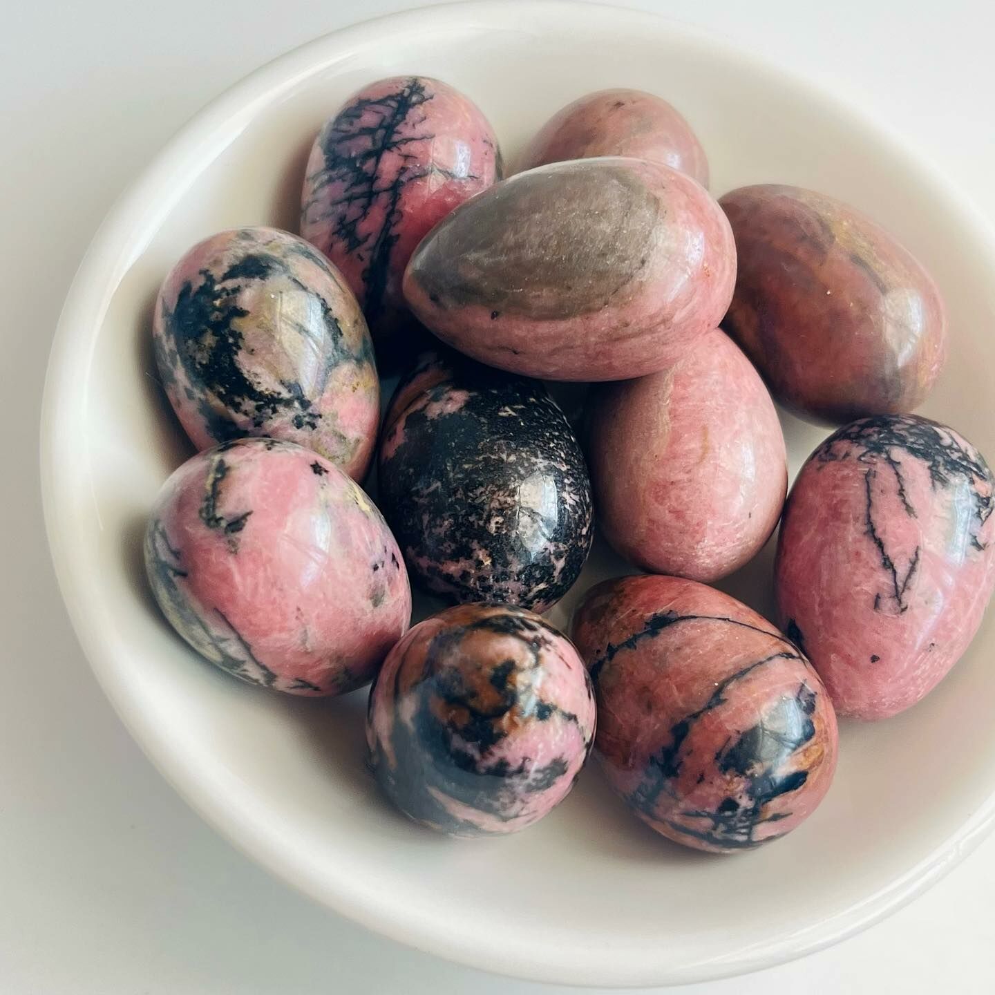 [原石] 薔薇輝石 水晶蛋