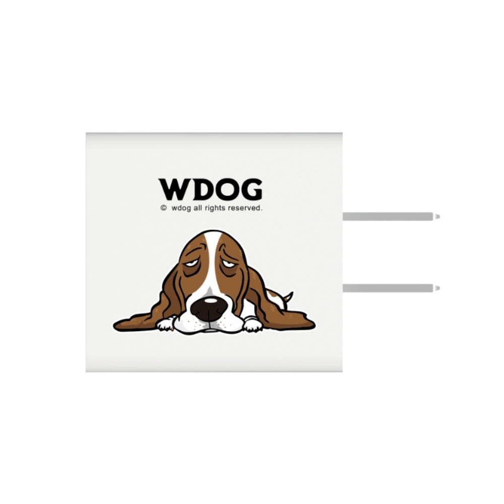 30W 雙孔快速PD電源供應器 / 不想上班 (汪來汪趣)