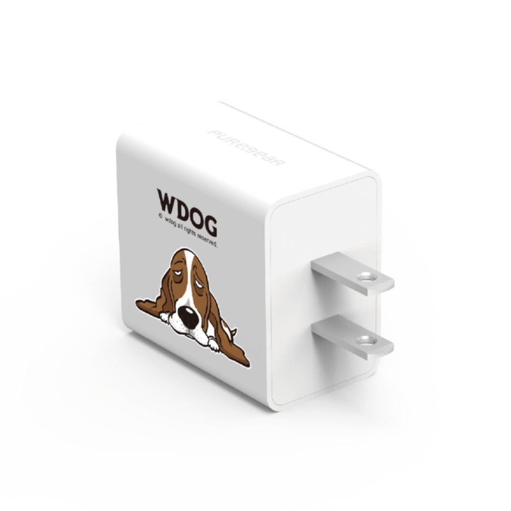 30W 雙孔快速PD電源供應器 / 不想上班 (汪來汪趣)