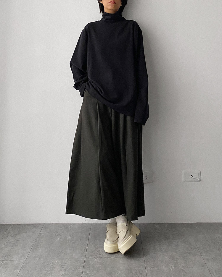 MFT-2409 磨毛高領T恤