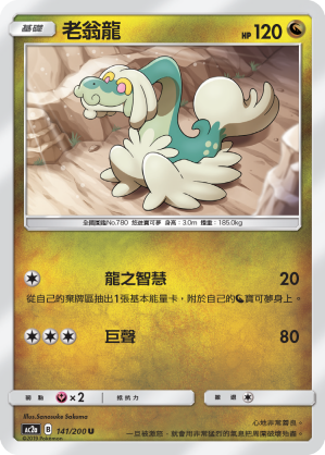 AC2AF 141/200 老翁龍