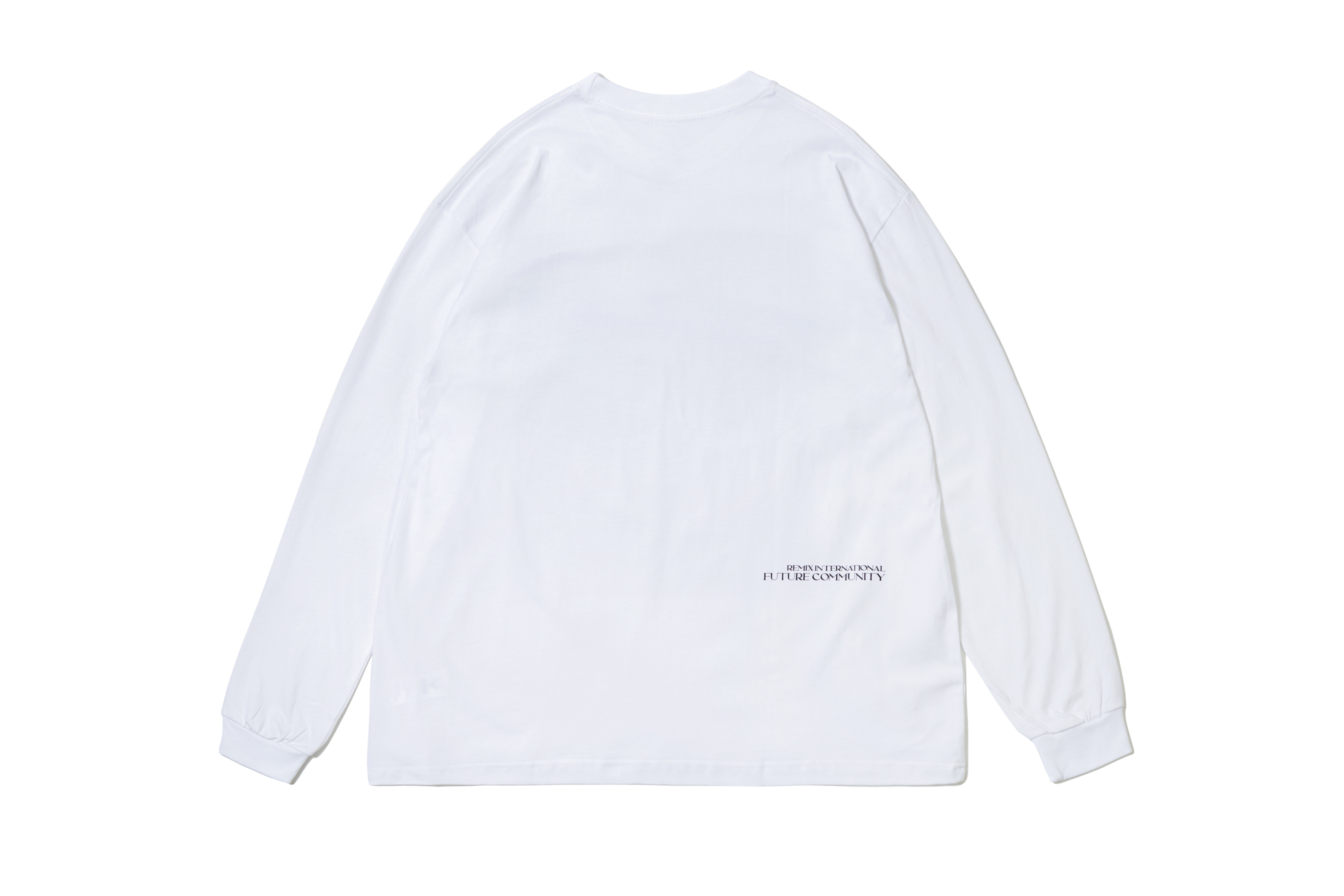 REMIX "Future Community LS Tee@derthatbug" (White)