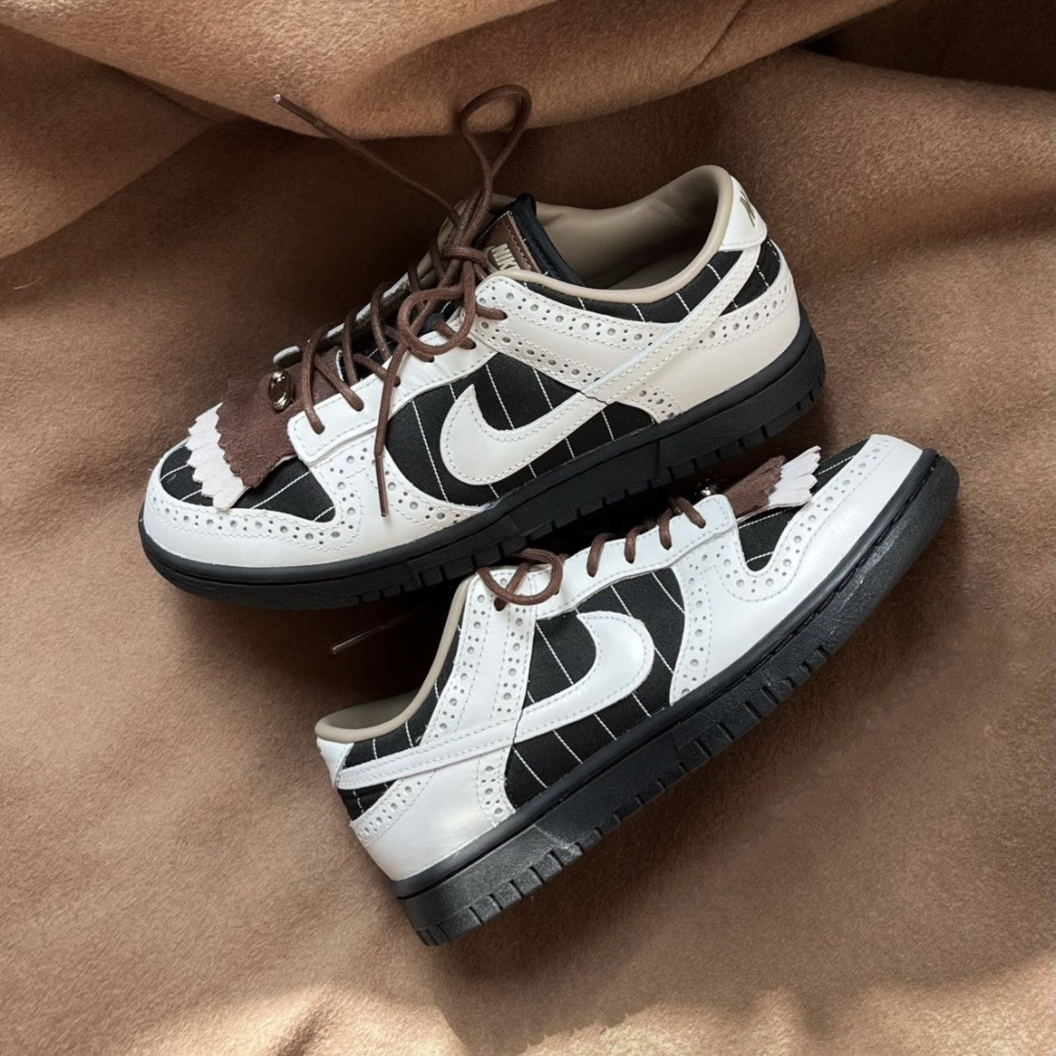 Nike Dunk Low 黑白巴洛克 小瀏海 FV3642-010