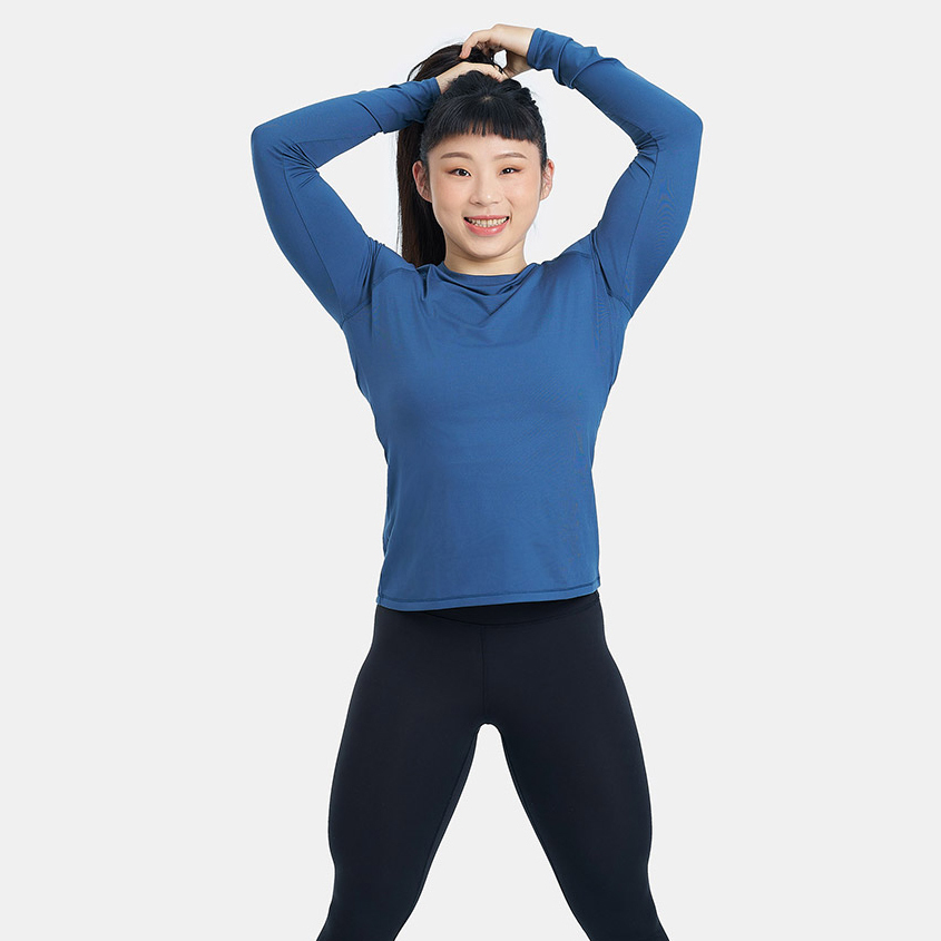 托瑪斯經典女長袖（靜謐藍）