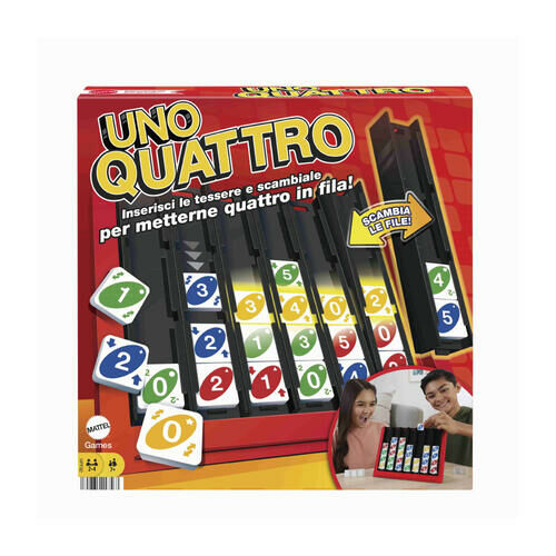 《 MATTEL 》 UNO 桌遊 四連消消樂