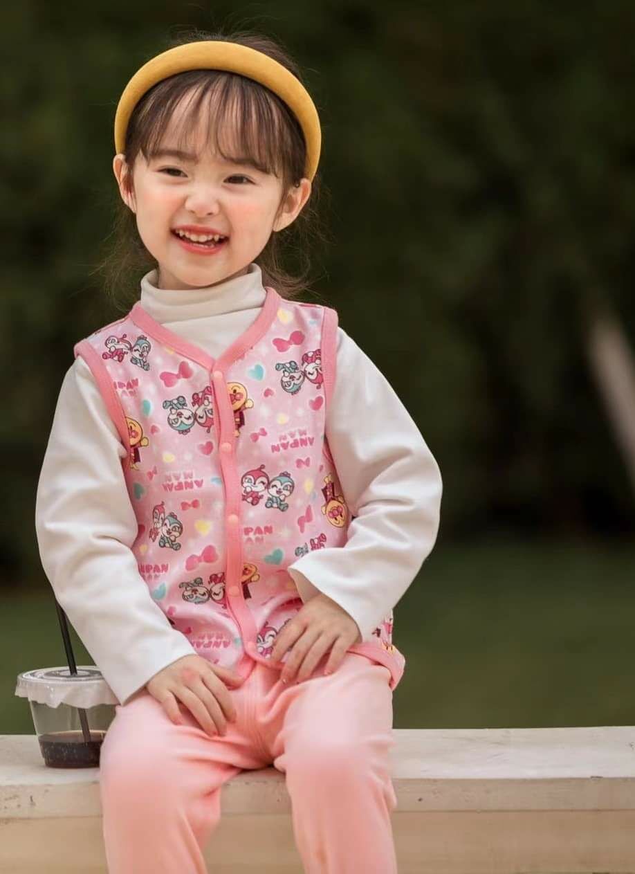 (現貨) 日本兒童秋冬薄款背心 (兩件裝)