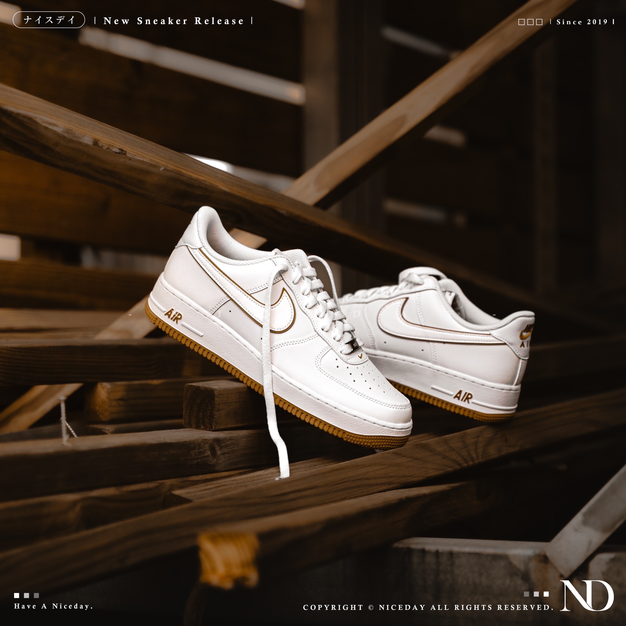 NICEDAY 現貨 Nike Air Force 1 Low 男 白銅 低筒 AF1 運動 潮流 舒適 DV0788-104