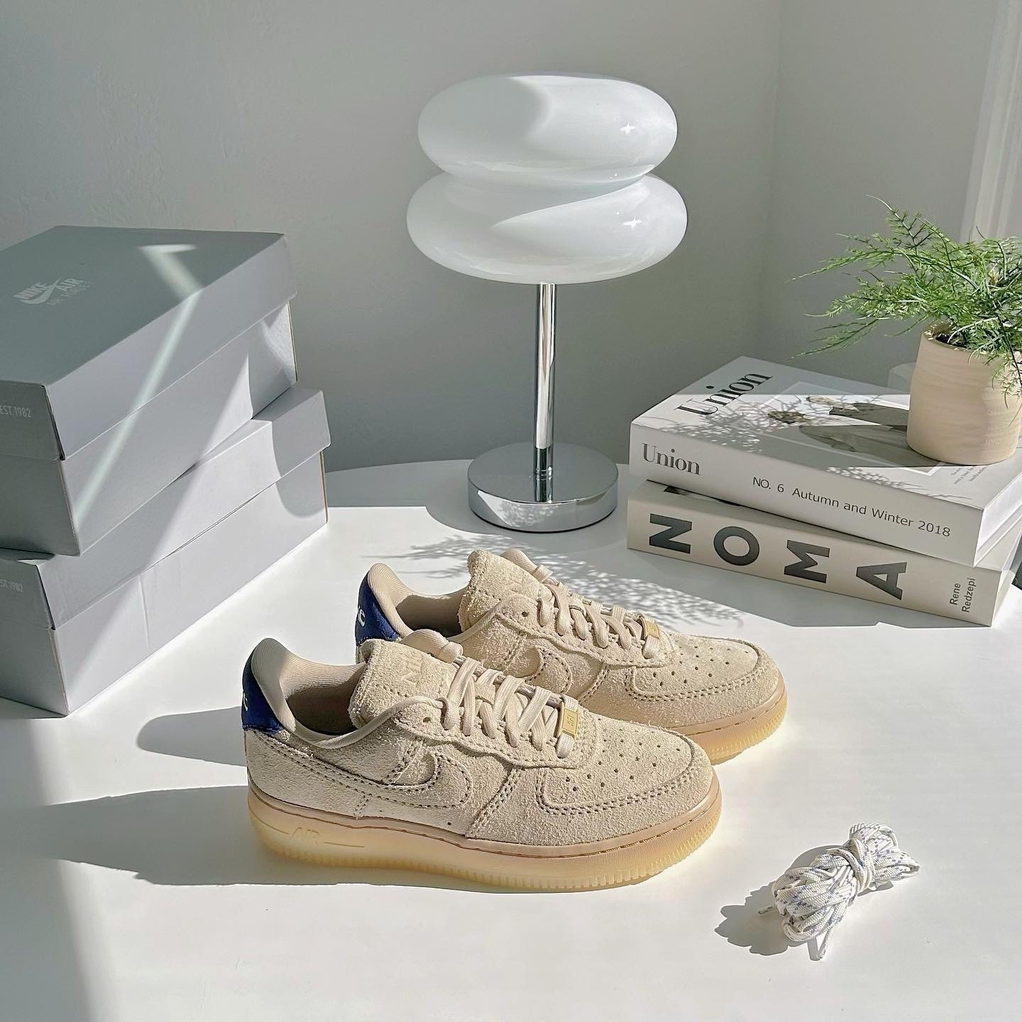 Nike Air Force 1 Grain Deep Royal Blue 歐洲限定 燕麥奶茶 皇家藍 FN7202-224