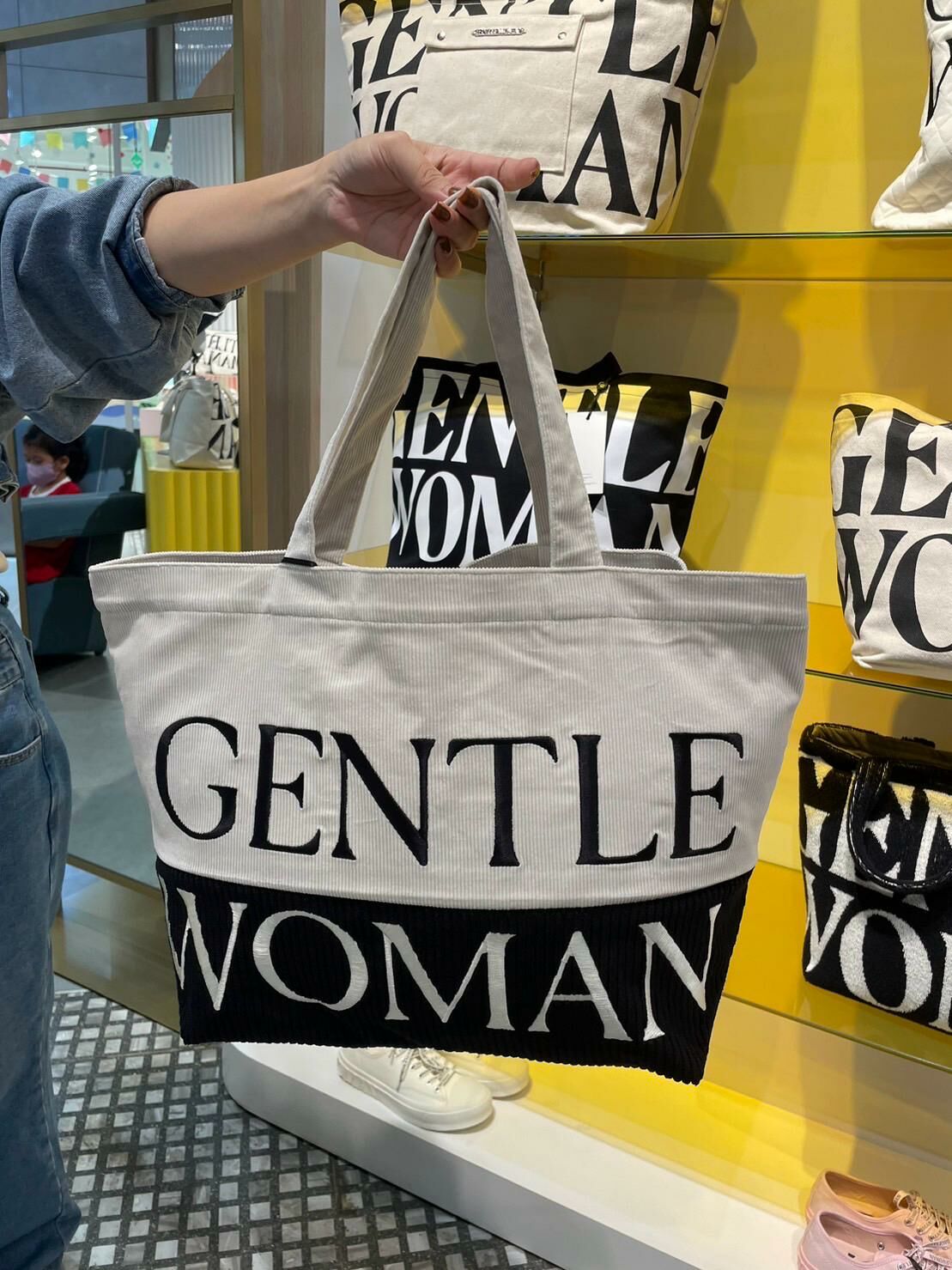 GENTLEWOMAN 經典印花雙色Tote Bag