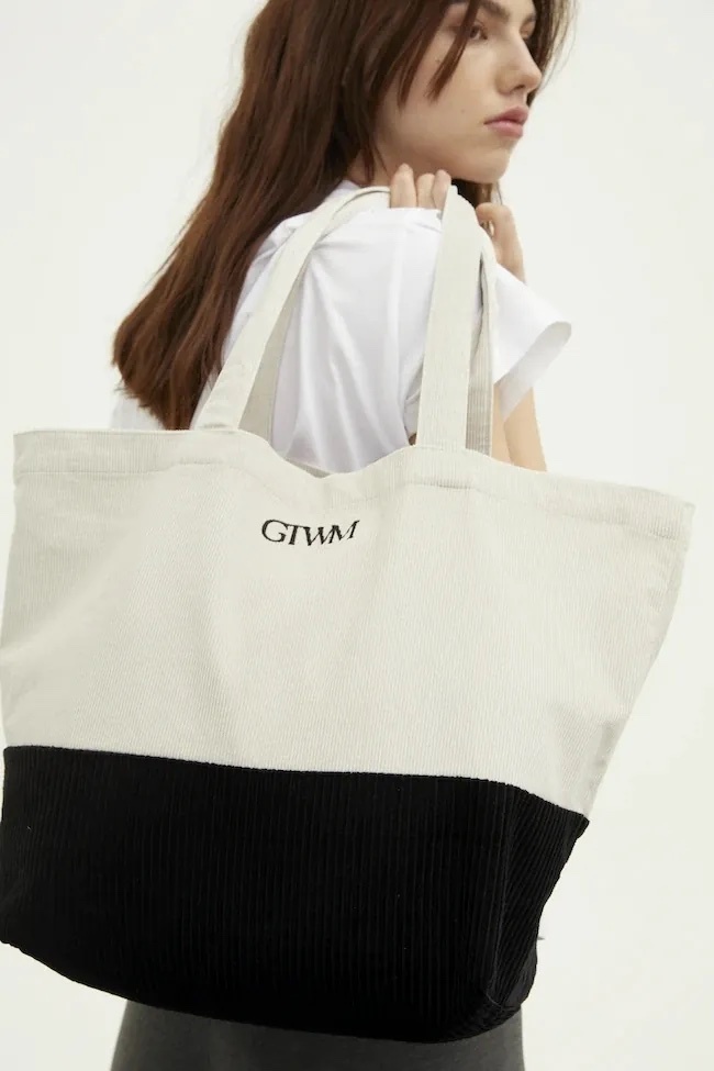 GENTLEWOMAN 經典印花雙色Tote Bag