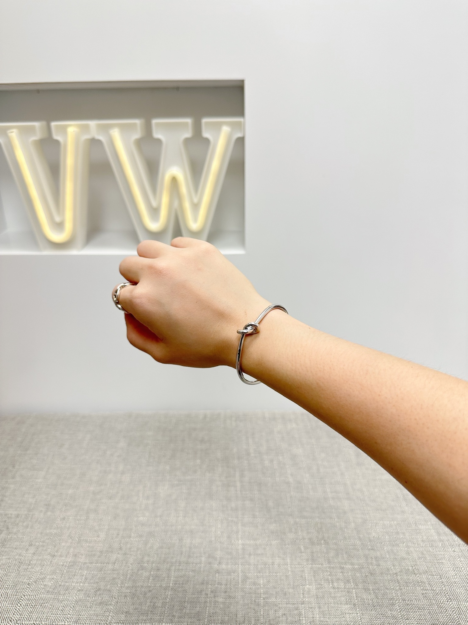 Celine Knot Extra Thin Bracelet