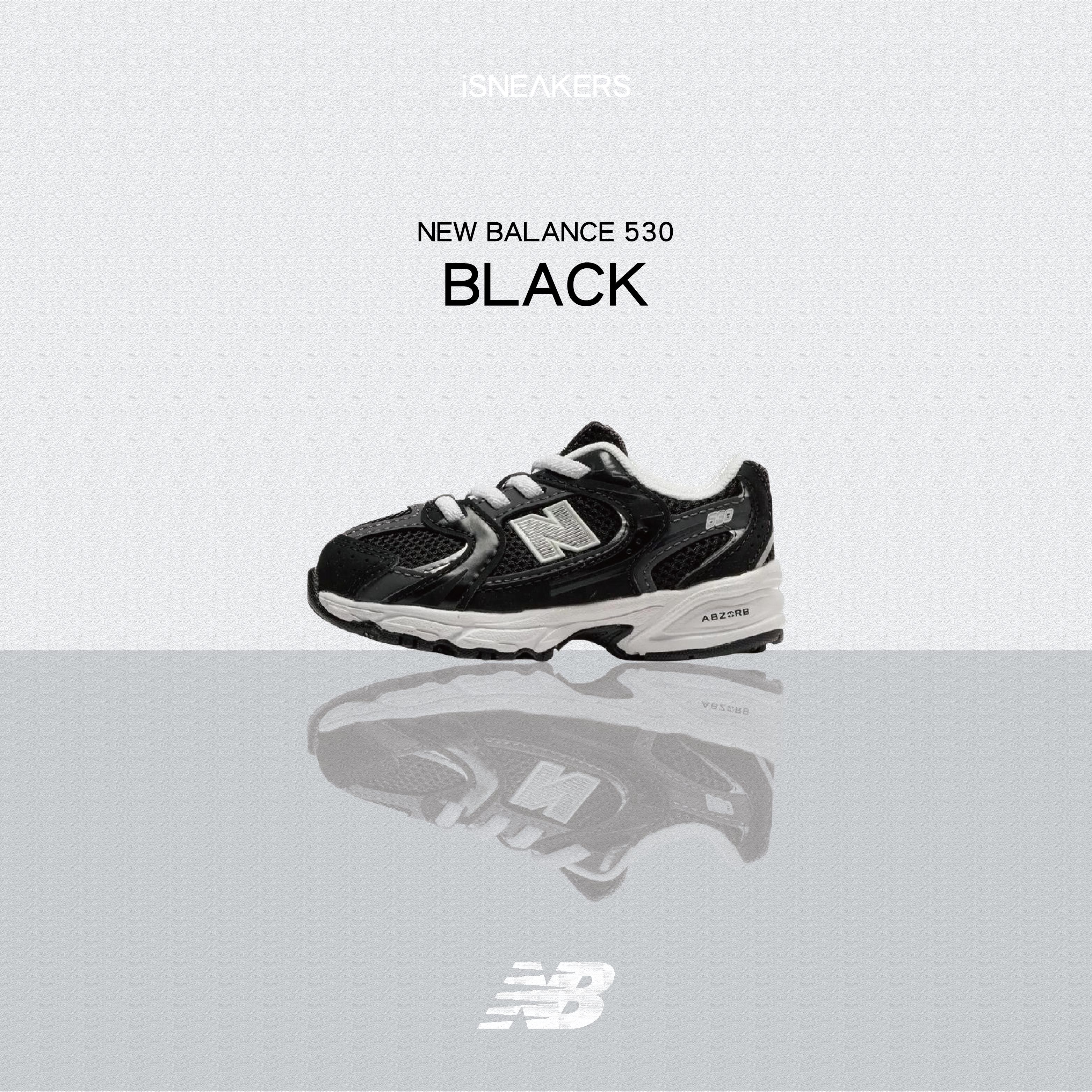iSNEAKERS｜New Balance 530 "Black" 黑 中童老爹鞋 IZ530CC