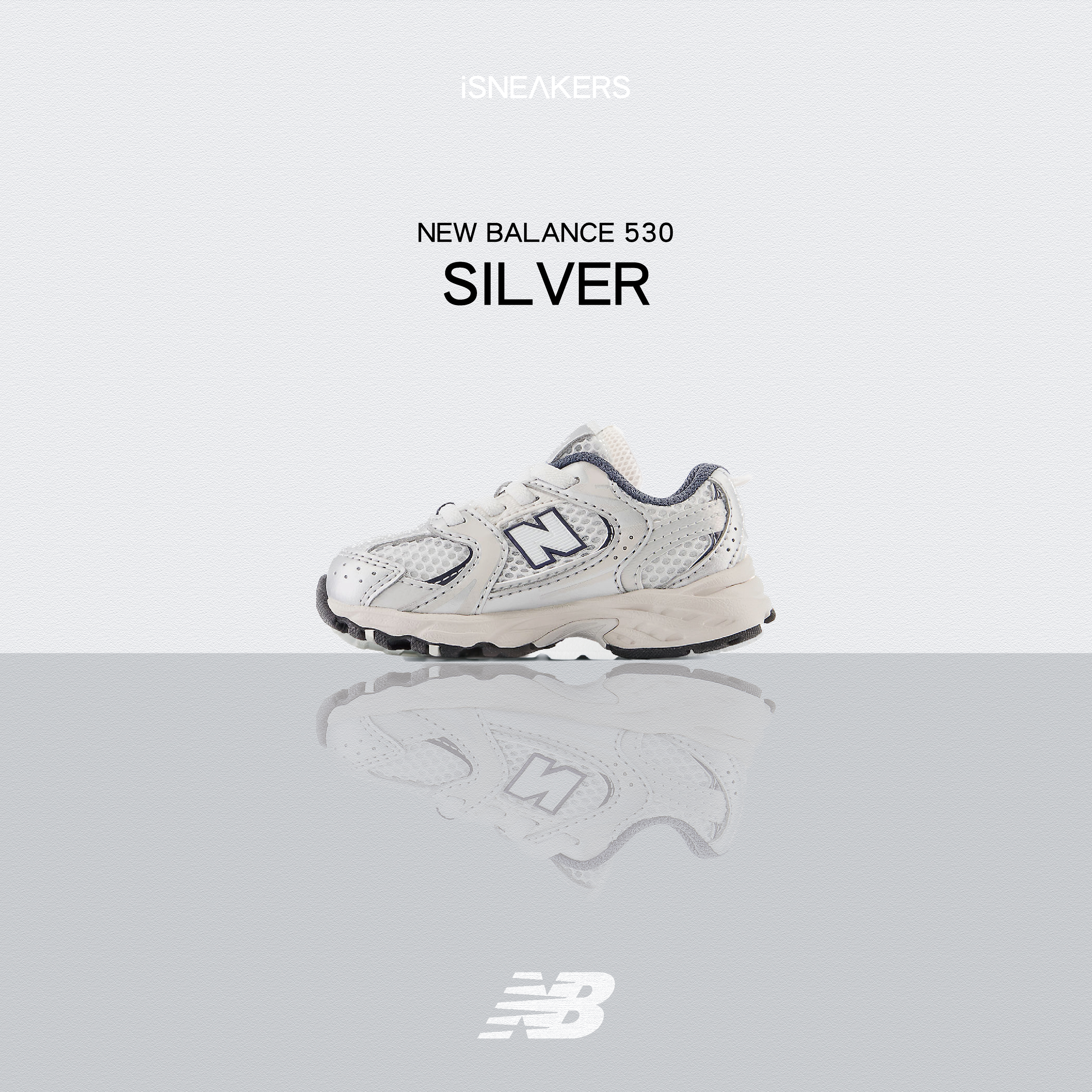 iSNEAKERS｜New Balance 530 "Sliver" 銀 中童老爹鞋 IZ530KA