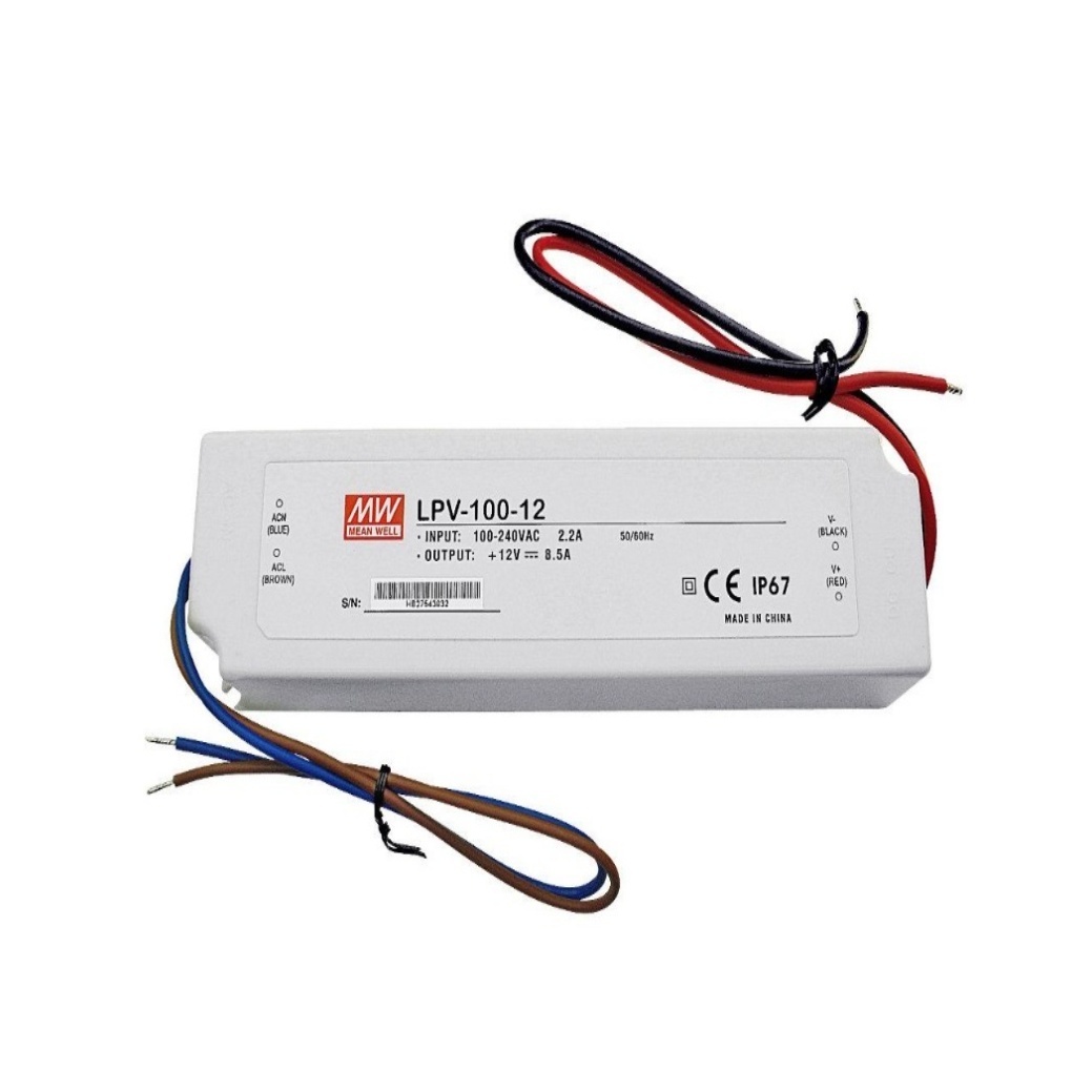 明緯 LPV-100 12VDC 電子鎮流器