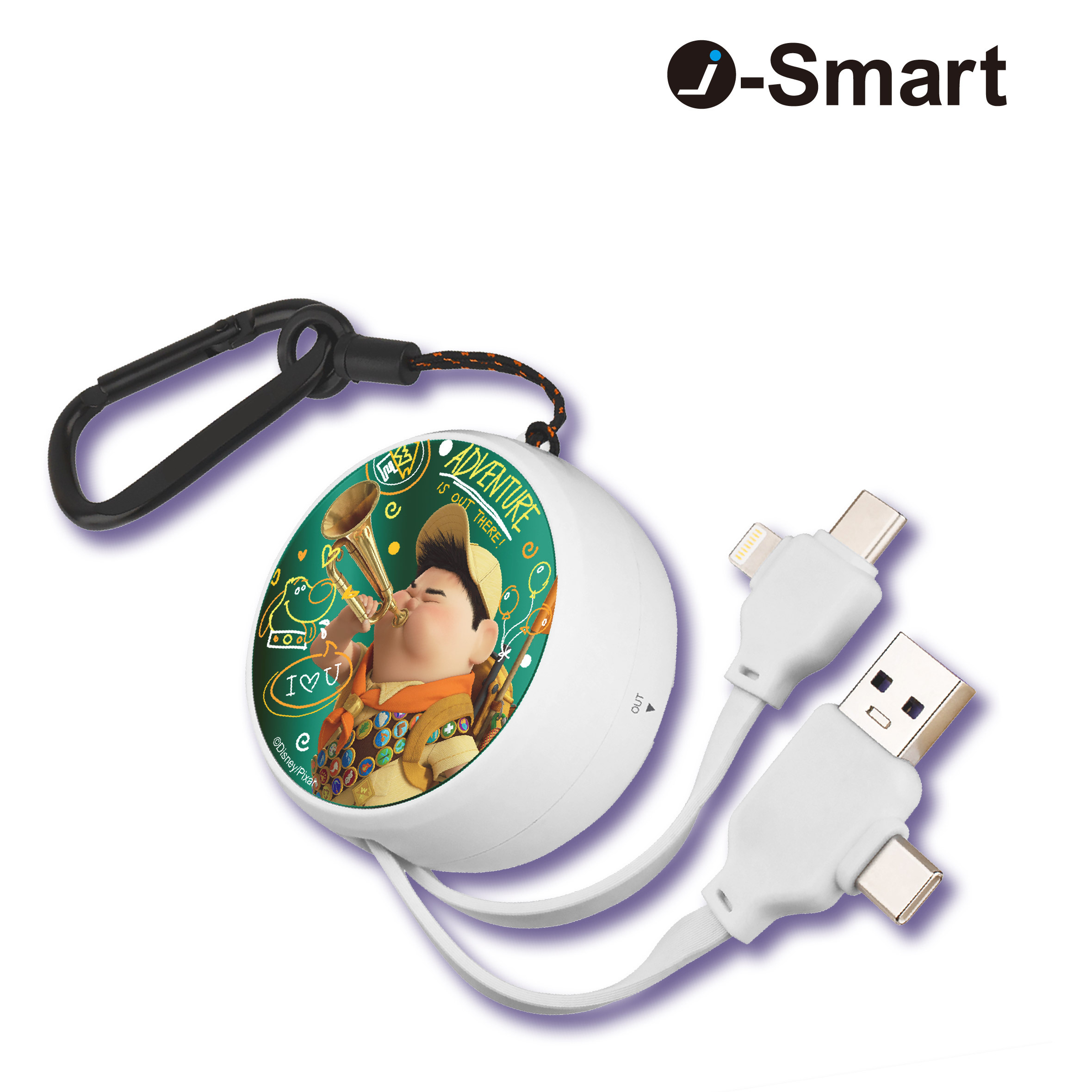 i-Smart-迪士尼- 4合1快充充電線-沖天救兵小羅 Russel