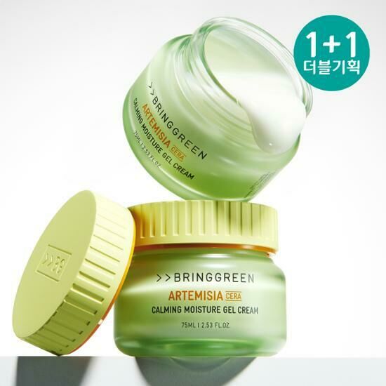 Bring Green Artemisia Cera Calming Moisture Gel Cream 75ml [Olive Young Double Planning Set]