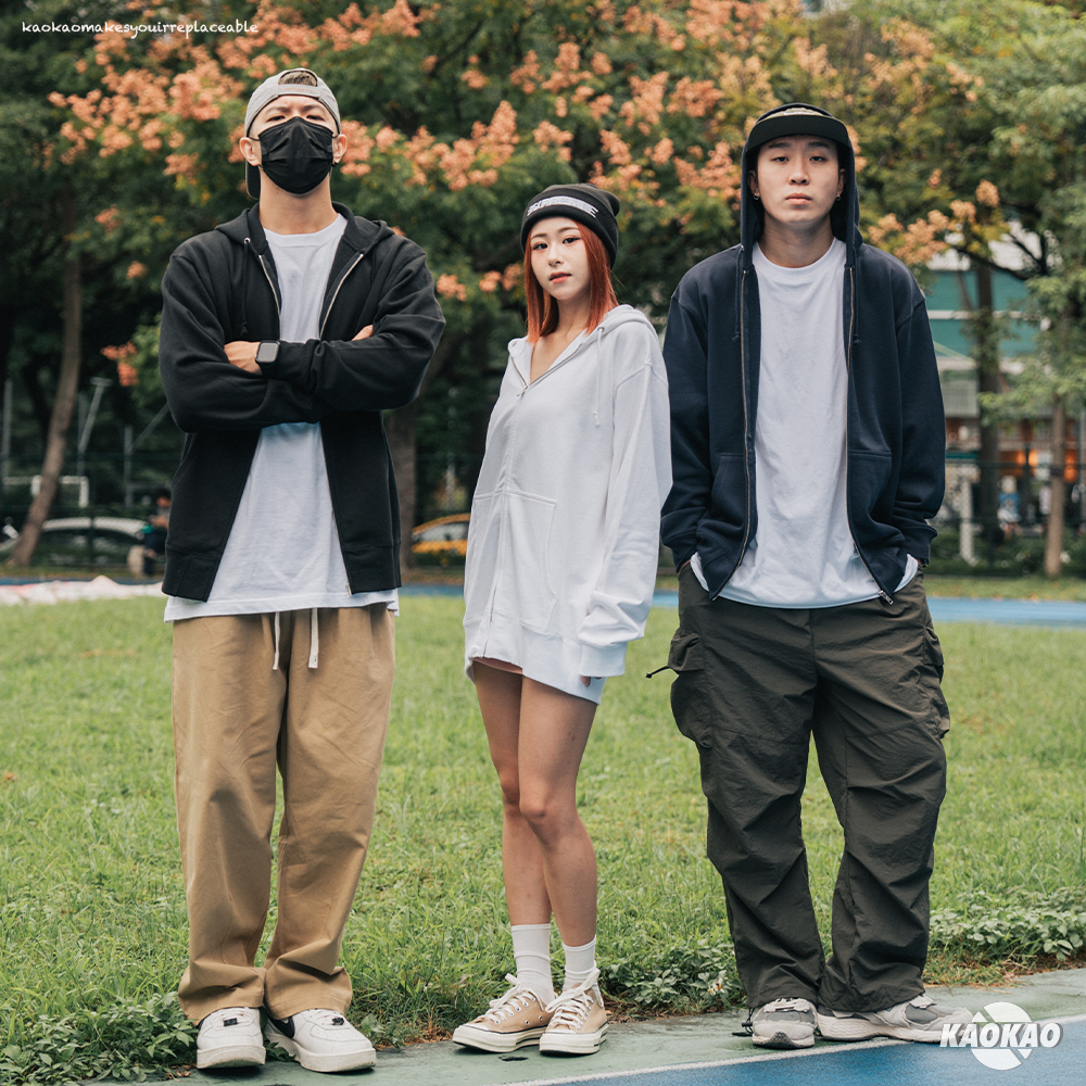 United Athle 5213「沒刷毛」純棉連帽拉鍊外套 【UA000】